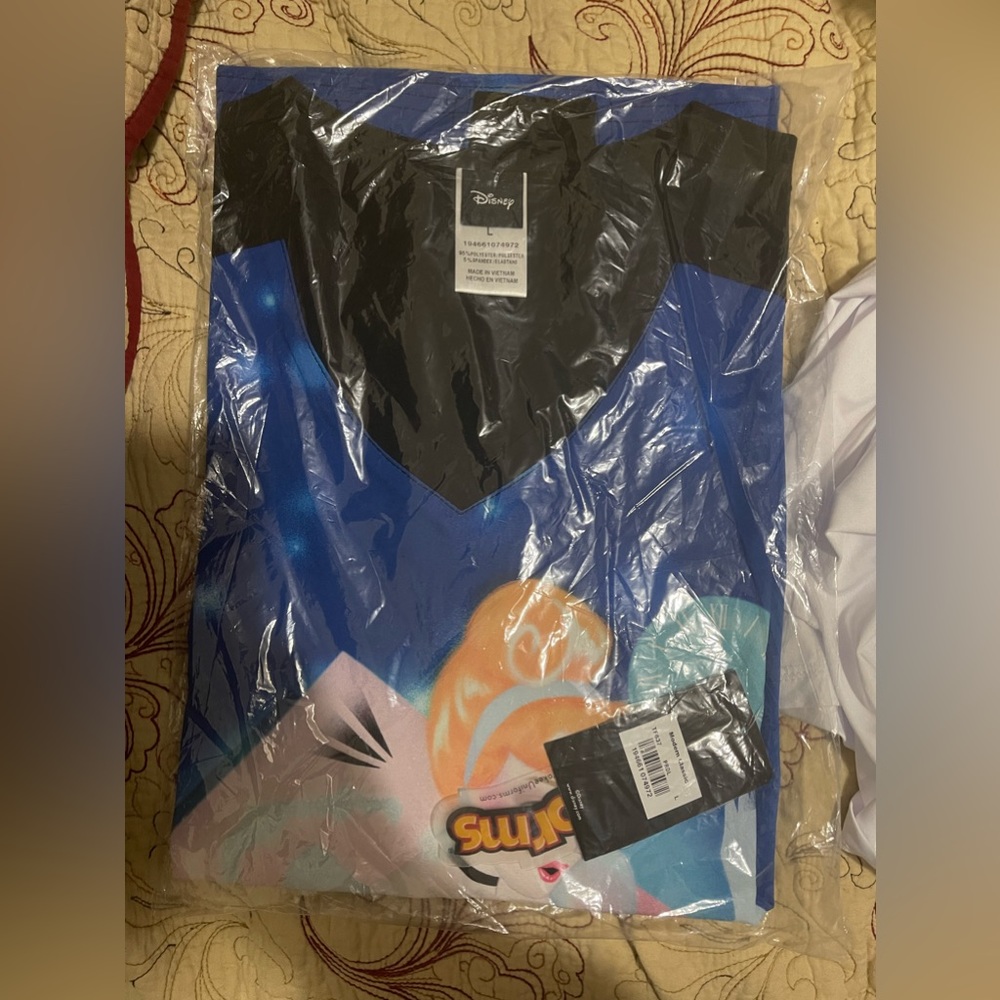 Disney scrub top